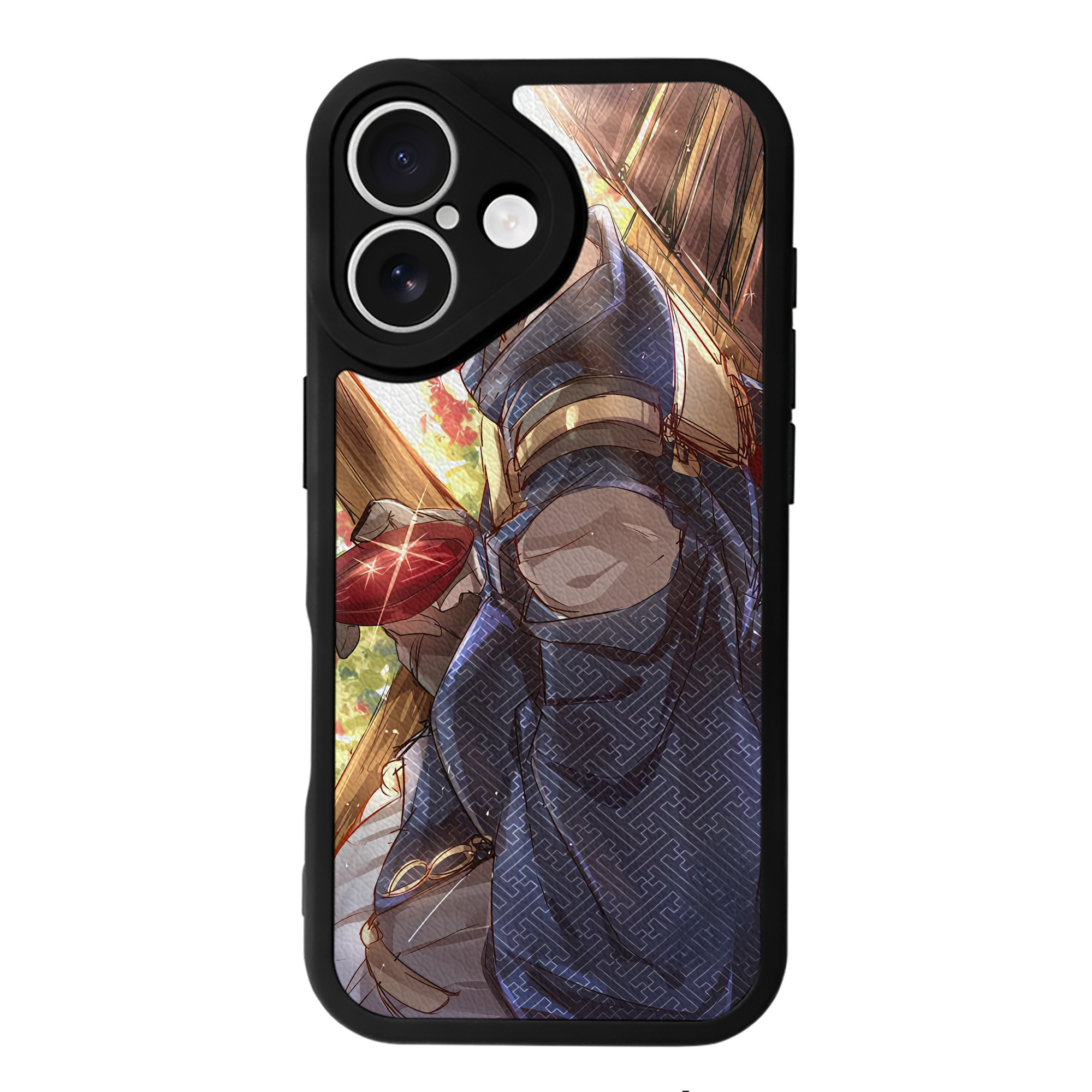 （画像用） 刀剣乱舞 Touken Ranbu 【iPhone 16シリーズ対応】シリコンスマホケース（レザー調） 材質：シリコン
